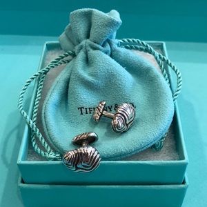 🌸🌸 Authentic Tiffany & Co. Wood Grain Cufflinks